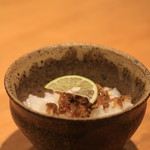 エビス亭 - じゃこのせご飯