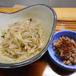 Inoue - しらたき炒めと納豆