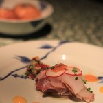 オーベルジュあかだま - 7種のお野菜のカルパッチョ　いろんなソースで