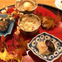日本料理 太月 - 前菜の盛り合わせ