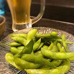 天徳 - しっかりした枝豆の量です。