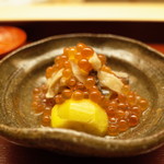 栗、焼き茄子、しめじ