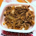 すき家 - 料理写真:牛丼弁当(並盛)¥350 2017.8.7