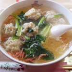 明園 - 台湾ワンタン麺：スープが美味しい！！