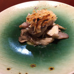 肥後橋 やま本 - 甘鯛のうろこ焼き きのこ 白味噌