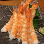 寿司居酒屋 や台ずし - 海老　刺身で！