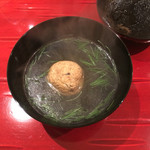 銀座 しのはら - すっぽんの汁　飛竜頭