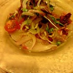 トラットリア バール ジョルノ - しまあじのカルパッチョ