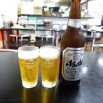 ツル - お昼のビールは最高！