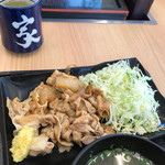 Yoshinoya - しょうが焼き定食