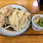 手打うどん 麦蔵 - かしわ天ざる 620円とかヤバイっす