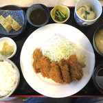 佳緒 - カキフライのランチ
      2017.10