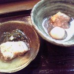 日本料理　　銀扇 - 小鉢２種