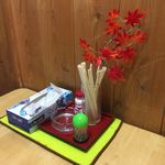 かしわや - お座敷のテーブル