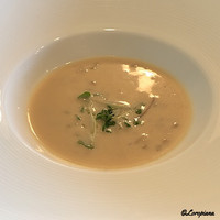 ＢＩＳＴＲＯ Ｂｏｎｎｅ－ｃｈｅｒｅ - 聖護院蕪のポタージュには蕎麦の実とブロッコリースプラウト