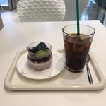 カフェ・ディ・フェスタ - ぶどうのカルテット、アイスコーヒー 2016/09/02