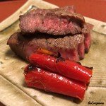 御料理 寺沢 - いわて牛の味噌焼