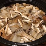 御料理 寺沢 - 焼甘鯛､松茸､舞茸､大しめじ､アミ茸､箒茸の茸汁