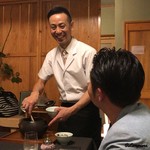 御料理 寺沢 - 店主の寺沢氏