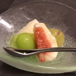 御料理 寺沢 - 無花果､豊水梨､シャインマスカット､巨峰