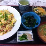 美津和 - 焼き豚卵チャーハンの定食