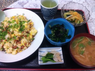 mitsuwa - 焼き豚卵チャーハンの定食