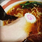 Taiko No Bo-O - 白河では珍しい地元産醤油１００％使用「醤油ら〜麺」迫力の飛び出す焼豚!!