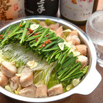 Light soy sauce Motsu-nabe (Offal hotpot)