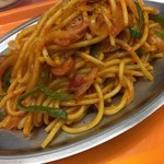 スパゲッティーのパンチョ - ナポリタン小＋玉ねぎ・ピーマン