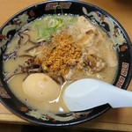 鹿児島ラーメン豚とろ - 半熟煮玉子入り豚とろラーメン 870円