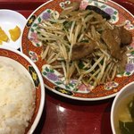 中華食堂　一番館 - ニラレバ炒め定食