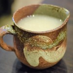 手挽きそば 一心 - 蕎麦湯