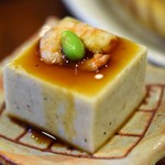 手挽きそば 一心 - 小鉢（小えび天ざる）