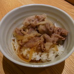 しゃぶ菜 - すき焼きだしで牛丼♪