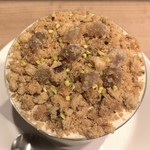 マノ カフェ - 栗とコーヒーのパフェ 700円(税込