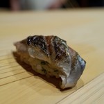 鮨処 つく田 - ​ 秋刀魚の炙り