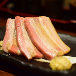 燻製居酒屋　くゆり - くゆりベーコン（3枚）【おつかれセット・A＠税込1,000円】