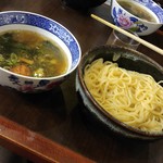 麺哲支店 麺野郎 - 鱧と煮若布の塩つけ麺