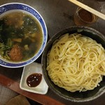 麺哲支店 麺野郎 - 鱧と煮若布の塩つけ麺