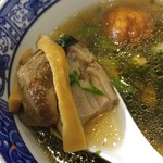 麺哲支店 麺野郎 - 鱧と煮若布の塩つけ麺