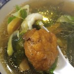 麺哲支店 麺野郎 - 鱧と煮若布の塩つけ麺