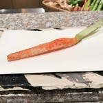 天麩羅 巽 - 細い人参