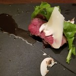 トラットリア ヴィヴァーチェ - 牛頬肉のステーキ