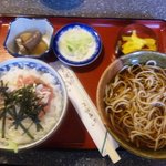 浅野屋 - ネギトロ丼セット750円