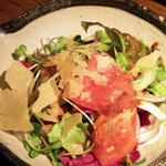 花野亭 - コースのサラダ