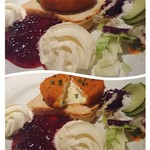 Zur Post - デザート、焼きカマンベール