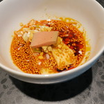 イチリン ハナレ - 丹波高坂地鶏 よだれ鶏 白レバー乗せ2