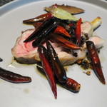 イチリン ハナレ - 仔羊 唐辛子 四川花椒の炒めもの2