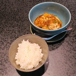 イチリン ハナレ - 白子入り陳麻婆豆腐 ご飯1