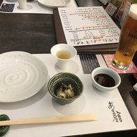 あま屋 - お通し ツブ煮
                    昆布だし